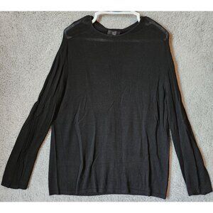 PAL ZILERI PULL Sweater Pullover Top Black Wool Blend Men's Italy Made IT Sz‎ 56
